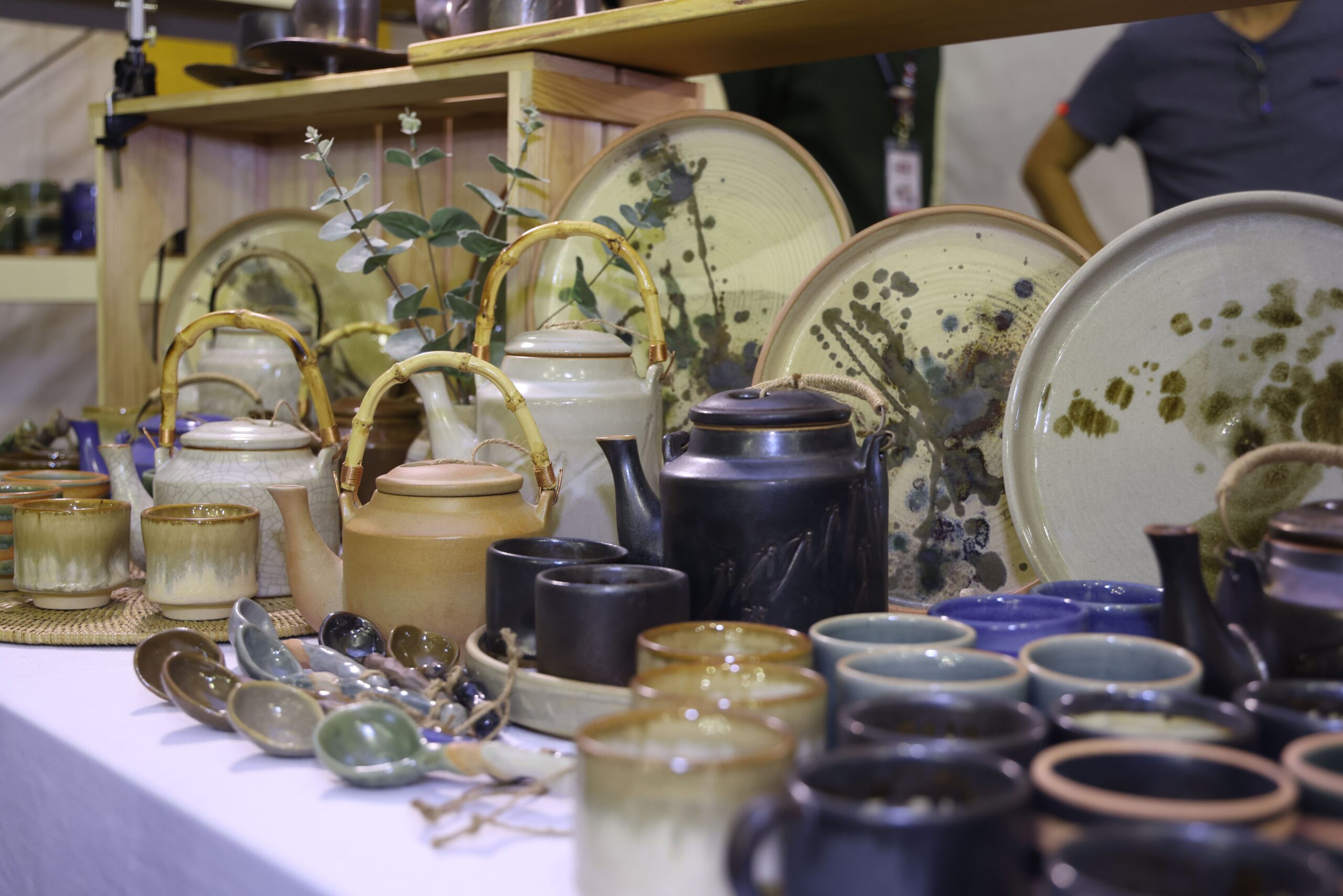 Exhibitors at the Malaysia International Craft Fair